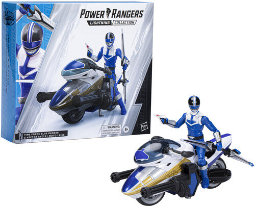 Power Rangers Lightning Collection : Time Force Blue Ranger & Vector Cycle (Opened)