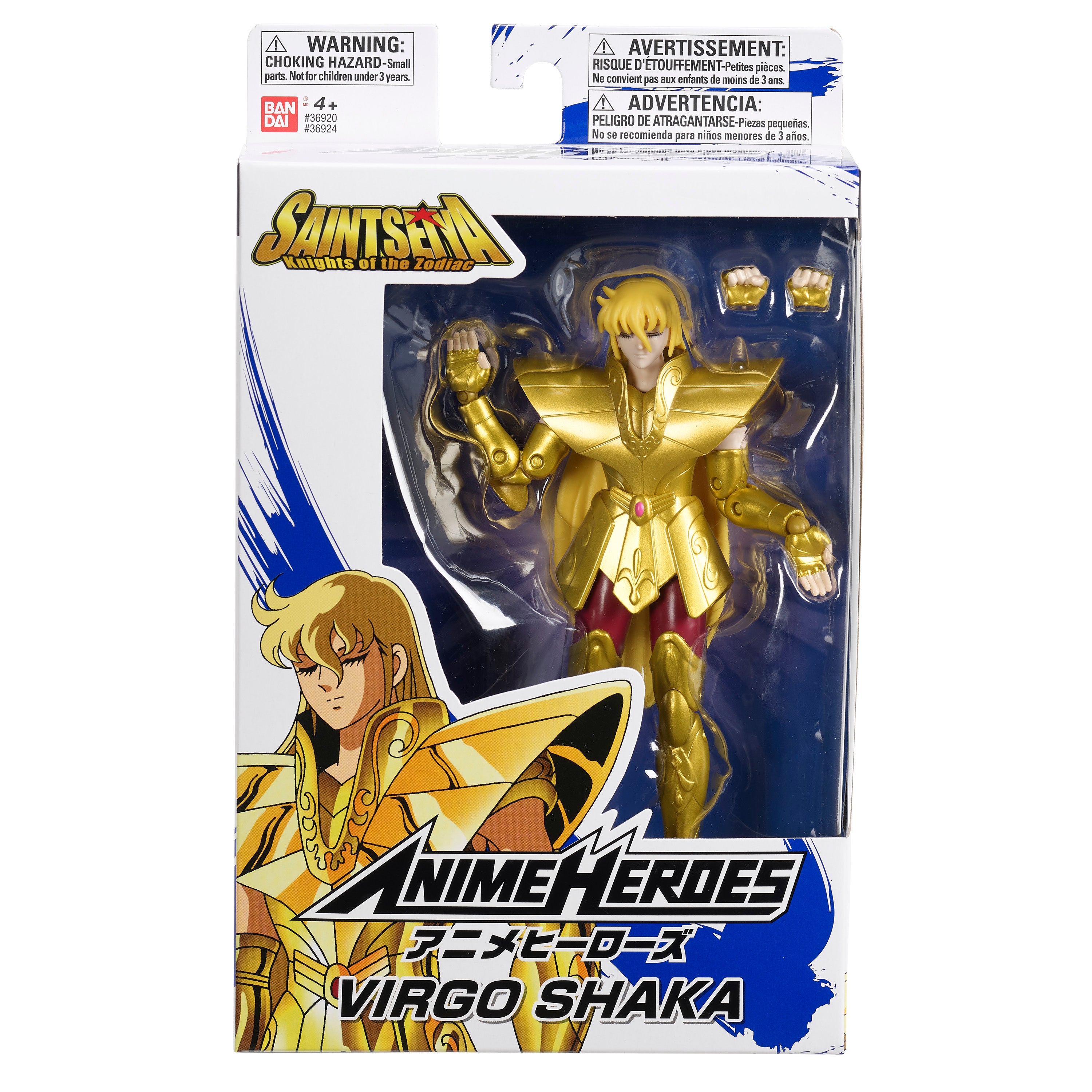 Anime Heroes Saint Seiya Knights of the Zodiac Virgo Shaka 6.5